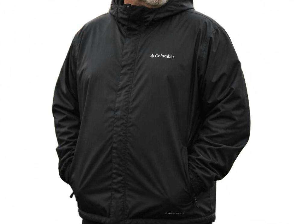 NEW COLUMBIA hikebound jacket in blackest black